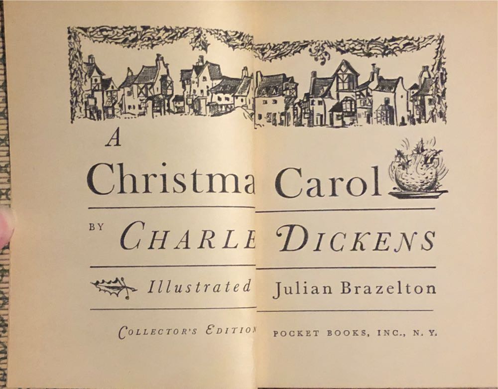 A Christmas Carol - Charles Dickens (Pocket Books Inc New York - Hardcover) book collectible [Barcode 9780762412990] - Main Image 2