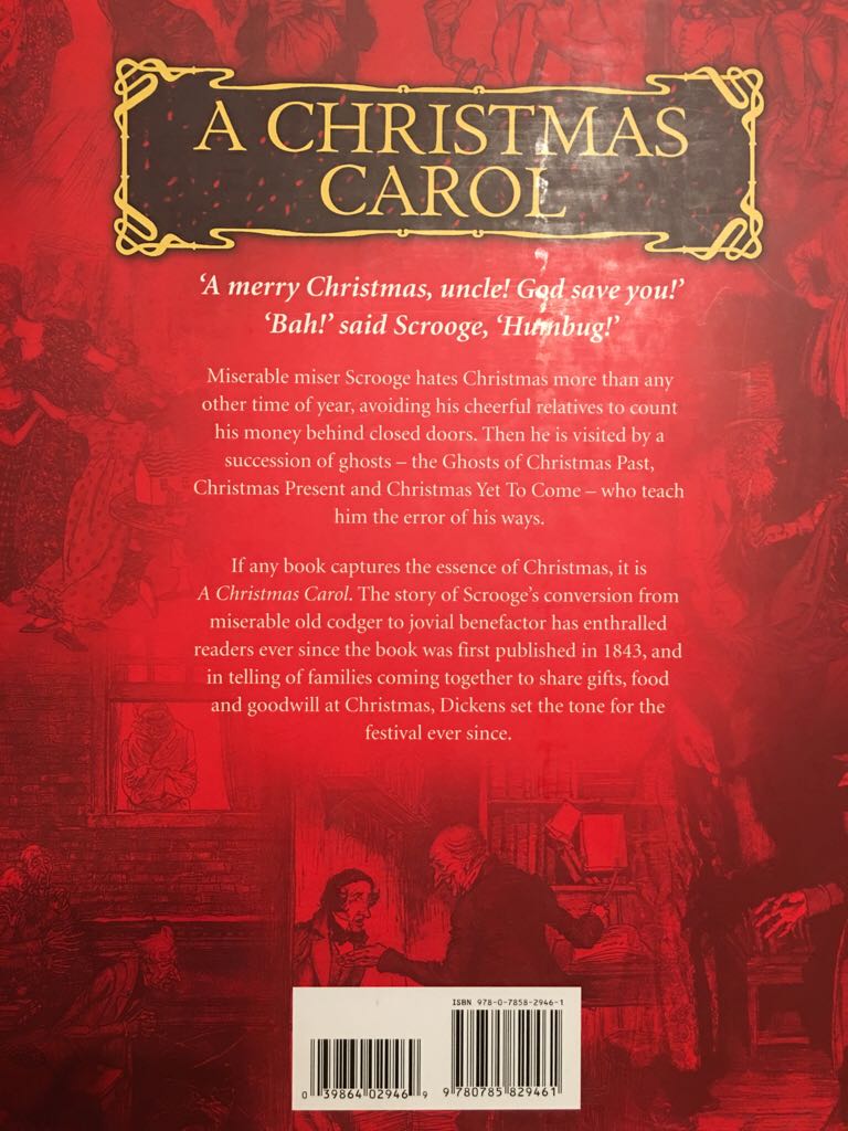 A Christmas Carol  (Chartwell Books, Inc - Hardcover) book collectible [Barcode 9780785829461] - Main Image 2