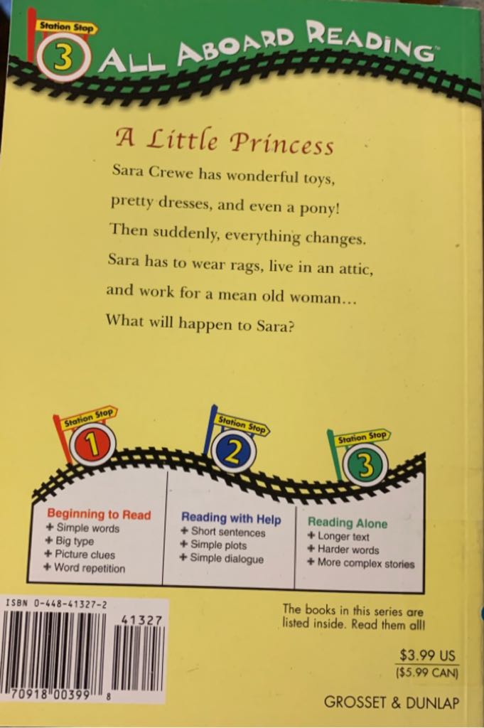 Little Princess, A - Frances Hodgson Burnett (Washington Square Press) book collectible [Barcode 9780448413273] - Main Image 2