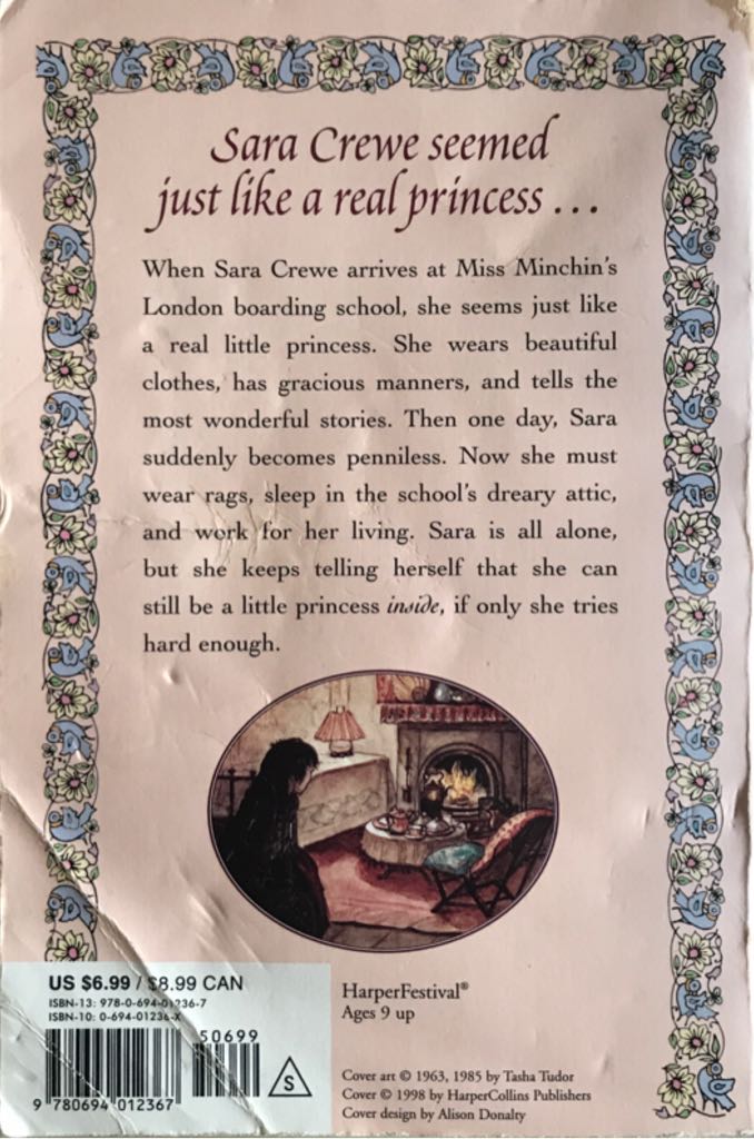 A Little Princess - Frances Hodgson Burnett (Charming Classics - Paperback) book collectible [Barcode 9780694012367] - Main Image 2