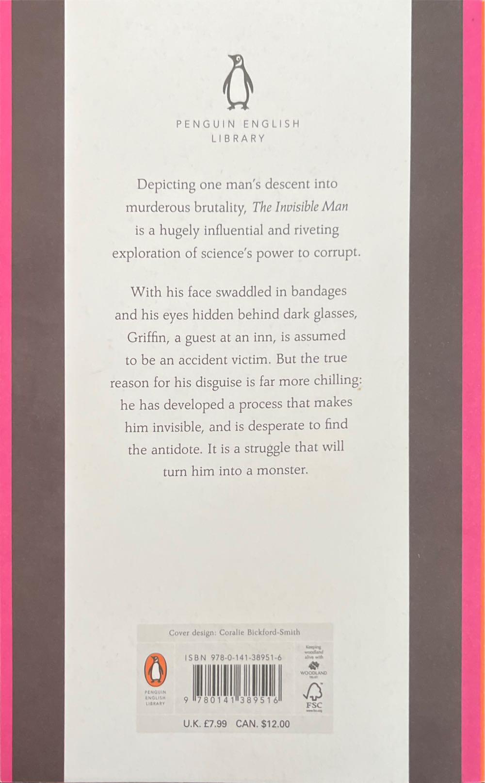 The Invisible Man - H.G. Wells (Penguin English Library - Paperback) book collectible [Barcode 9780141389516] - Main Image 3
