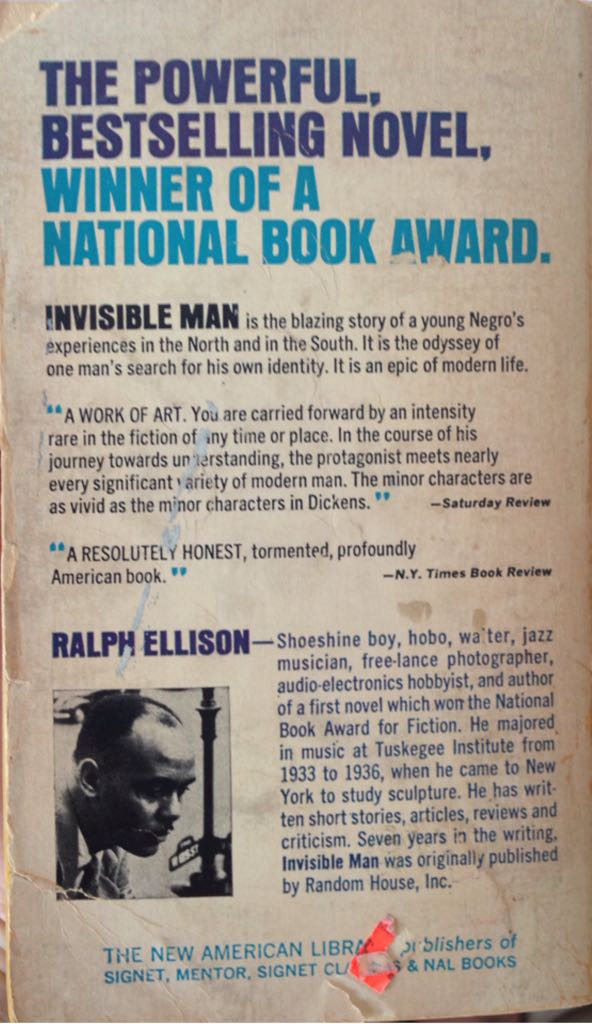 The Invisible Man - Ralph Ellison (Random House, Inc. - Hardcover) book collectible [Barcode 9780375507915] - Main Image 2