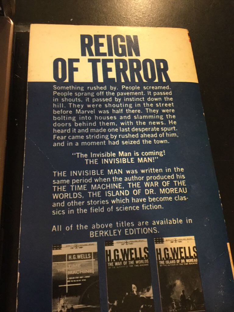 The Invisible Man - H. G. Wells (Popular Library - Paperback) book collectible - Main Image 2