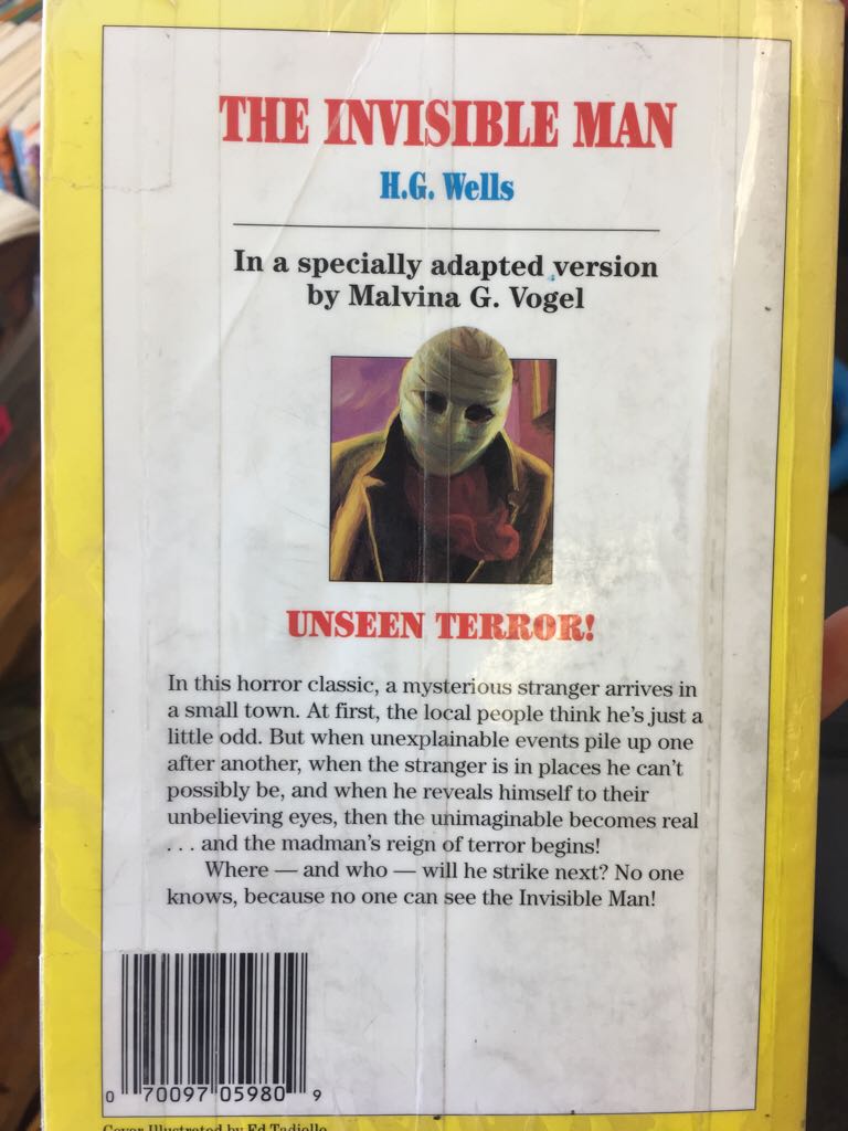The Invisible Man - H.G. Wells book collectible - Main Image 2