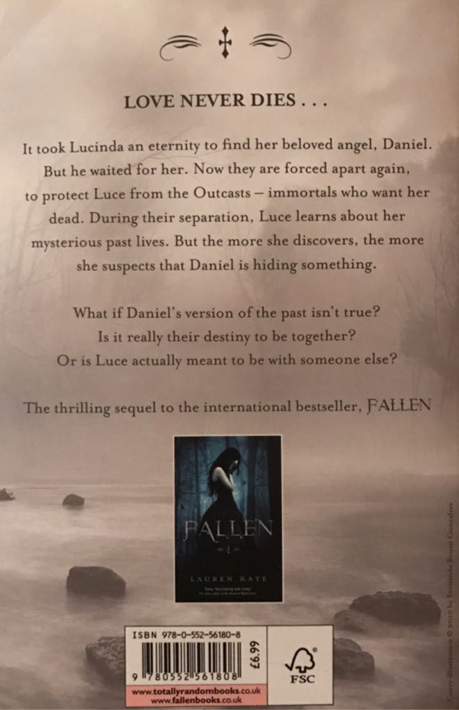 Fallen2-Torment - Lauren Kate (Corgi - Paperback) book collectible [Barcode 9780552561808] - Main Image 2