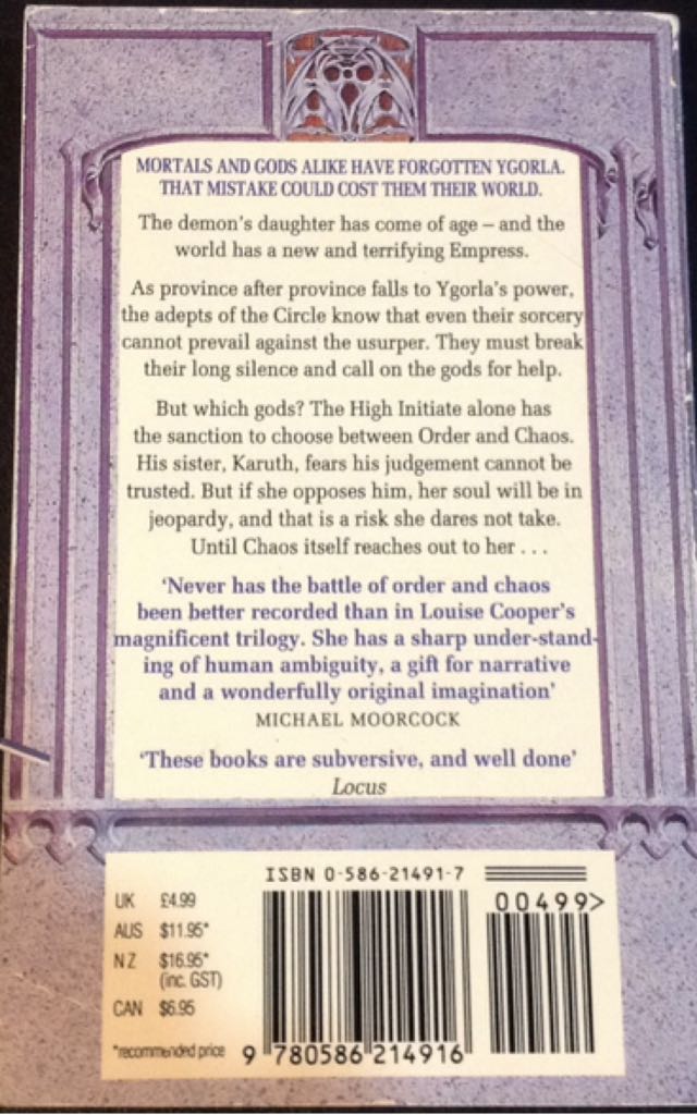 Pretender, The - Louise Cooper (Harper Collins - Paperback) book collectible [Barcode 9780586214916] - Main Image 2