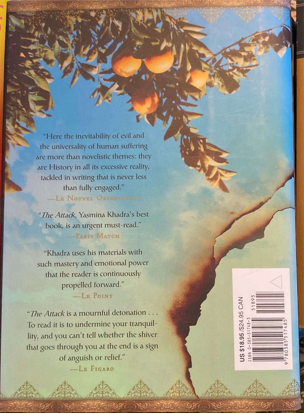 The Attack - Yasmina Khadra (Nan A. Talese - Hardcover) book collectible [Barcode 9780385517485] - Main Image 2