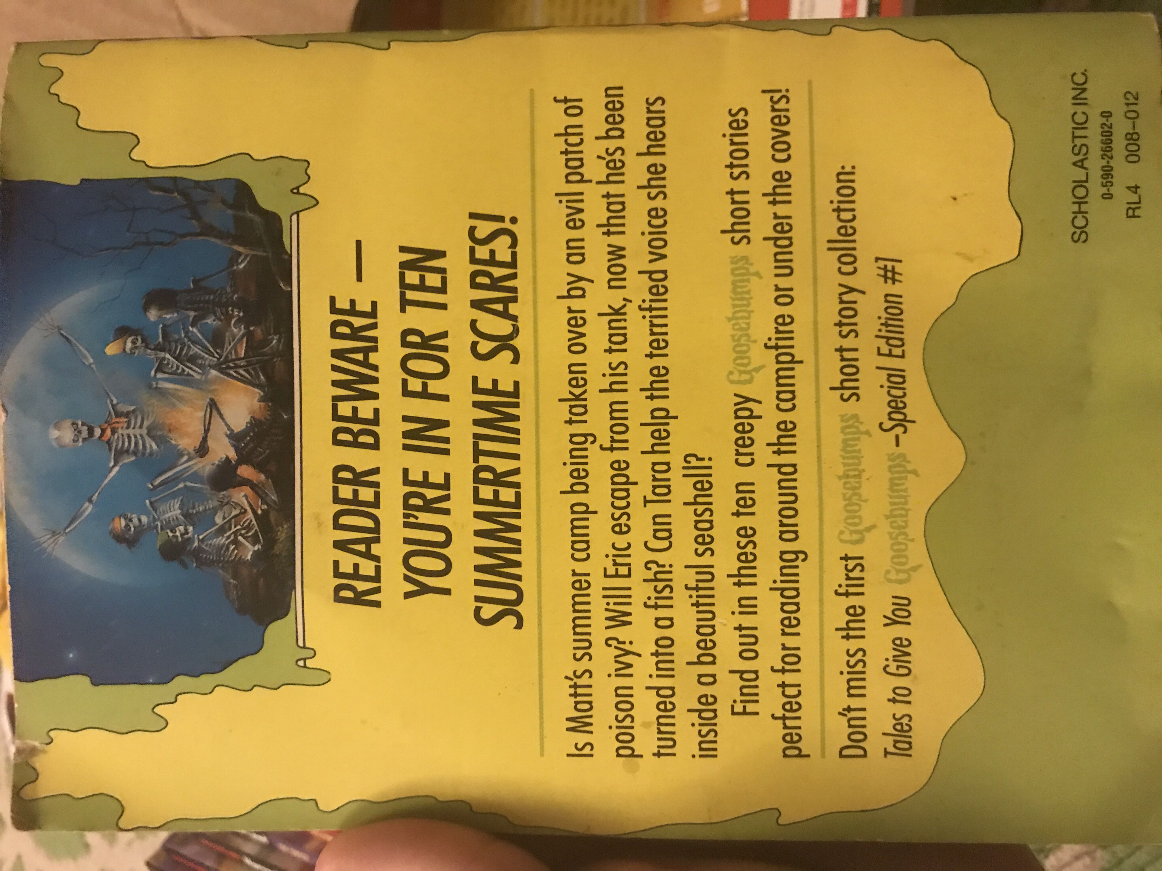 Goosebumps Special Edition #2: More Tales To Give You Goosebumps - R.L. Stine (- Paperback) book collectible [Barcode 0590266020] - Main Image 2