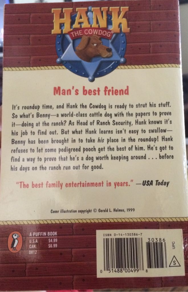 Hank The Cowdog 10: Every Dog Has His Day - John R. (Putnam Juvenile - Paperback) book collectible [Barcode 9780141303864] - Main Image 2