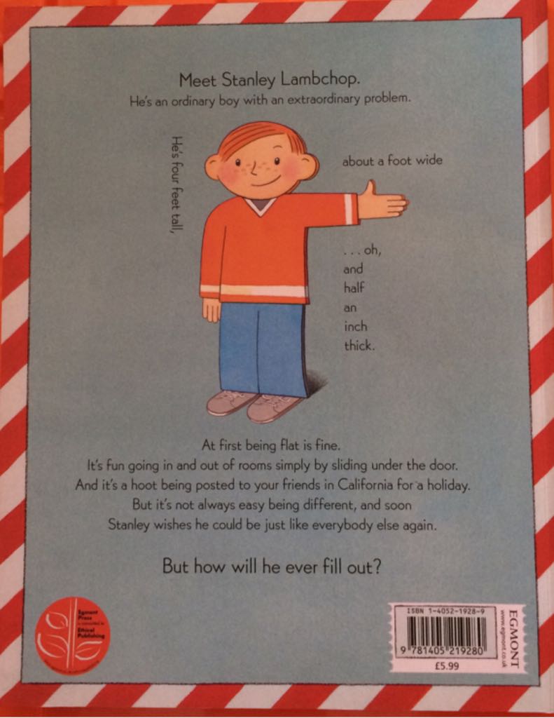 Flat Stanley  (Egmont Books (UK) - Paperback) book collectible [Barcode 9781405219280] - Main Image 2