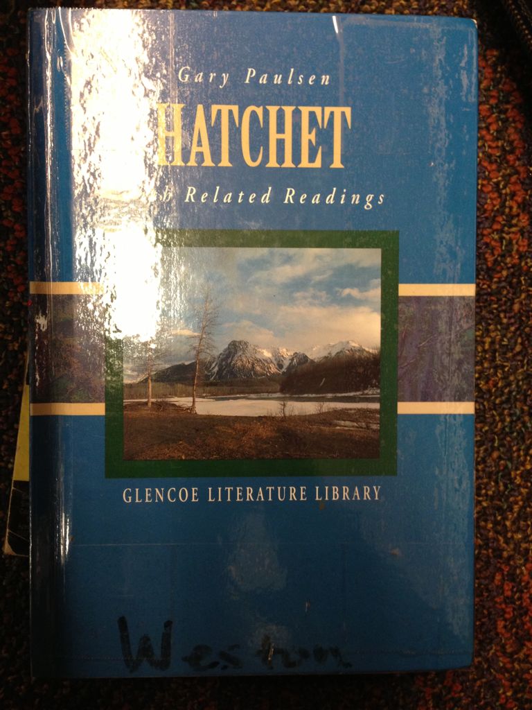 Hatchet - Gary Paulsen (Glencoe / McGraw-Hill - Hardcover) book collectible [Barcode 9780028180021] - Main Image 1