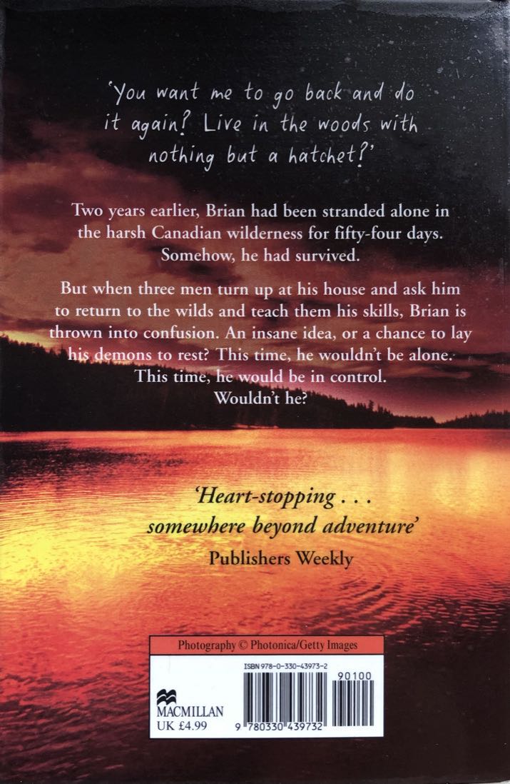 Hatchet 2 - Hatchet: The Return - Gary Paulsen (Pan Macmillan - Paperback) book collectible [Barcode 9780330439732] - Main Image 2