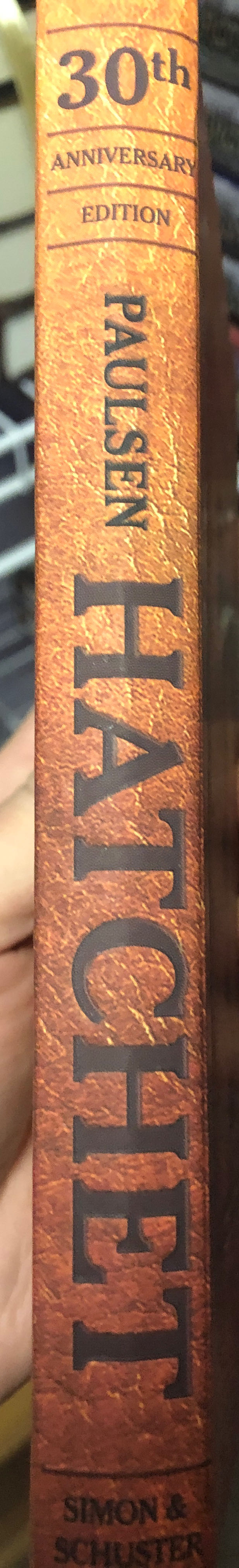 Hatchet: 30th Anniversary Edition - Gary Paulsen (Simon &amp; Schuster Books For Young Readers - Calf-Binding) book collectible [Barcode 9781481486293] - Main Image 2