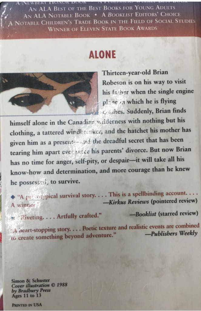 Hatchet  book collectible - Main Image 2