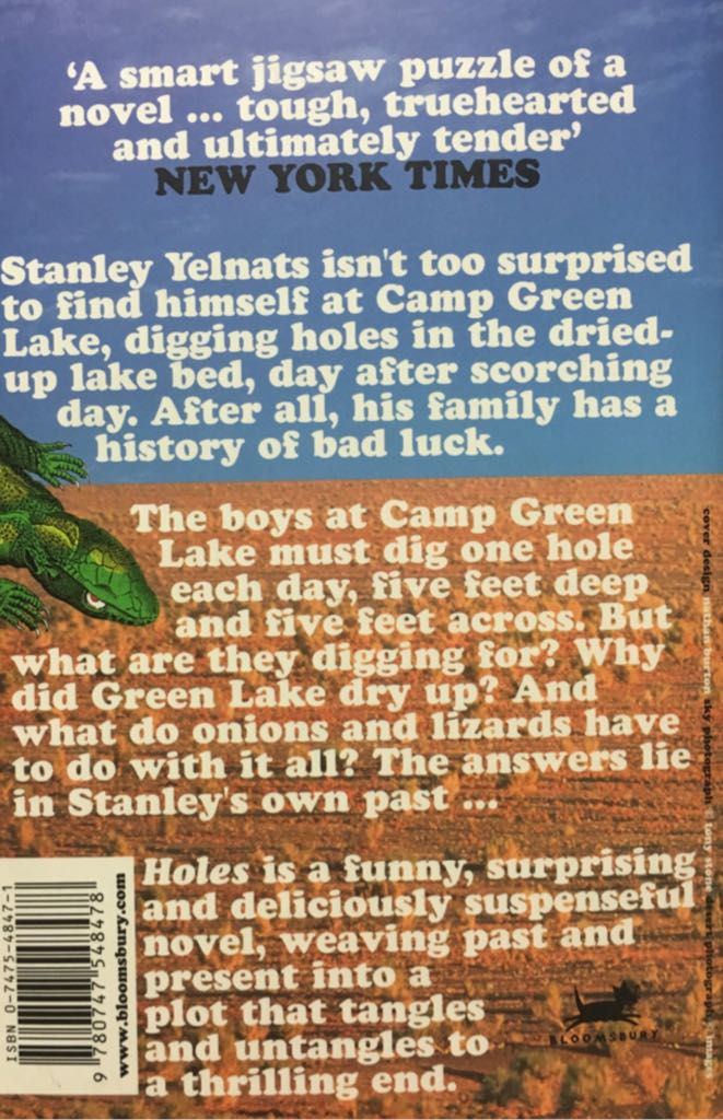 Holes - Louis Sachar (Bloomsbury Publishing Plc - Paperback) book collectible [Barcode 9780747548478] - Main Image 2