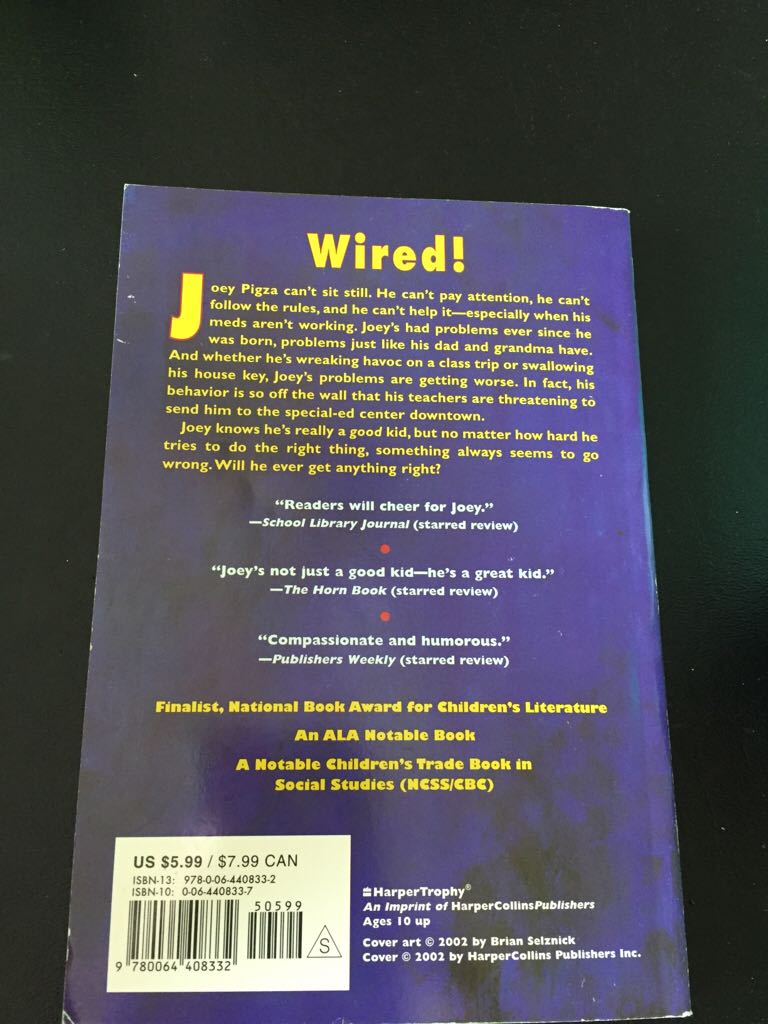 Joey Pigza Swallowed The Key - Jack Gantos (HarperCollins - Paperback) book collectible [Barcode 9780064408332] - Main Image 2