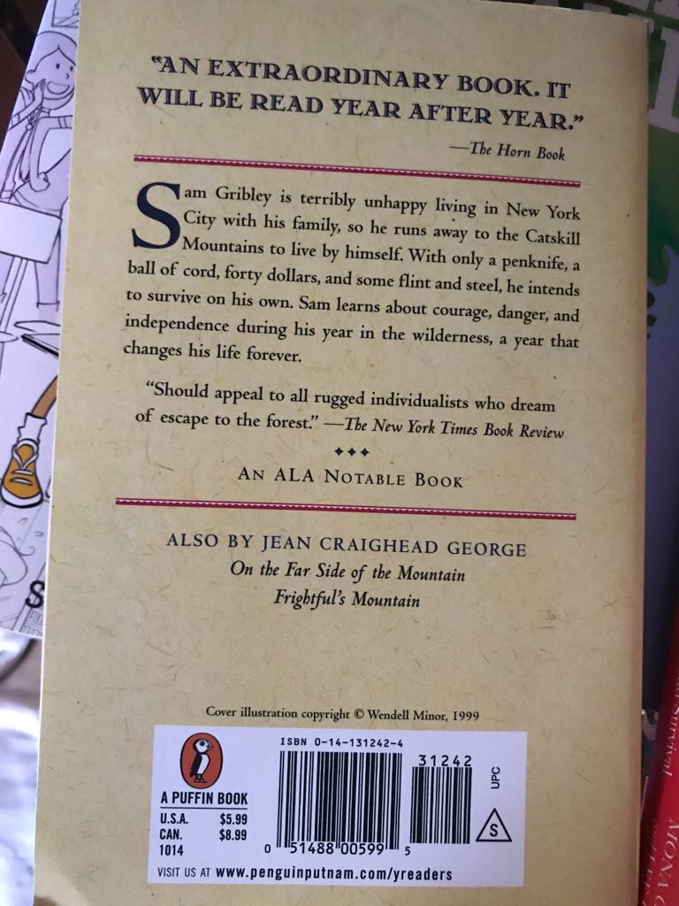 My Side of the Mountain - Jean Craighead George (Puffin - Paperback) book collectible [Barcode 9780141312422] - Main Image 2