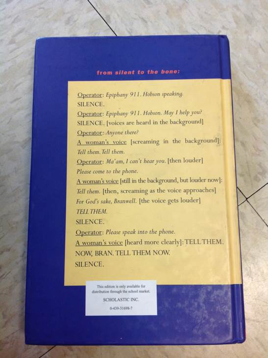 Silent To The Bone - L. Konigsburg book collectible - Main Image 2