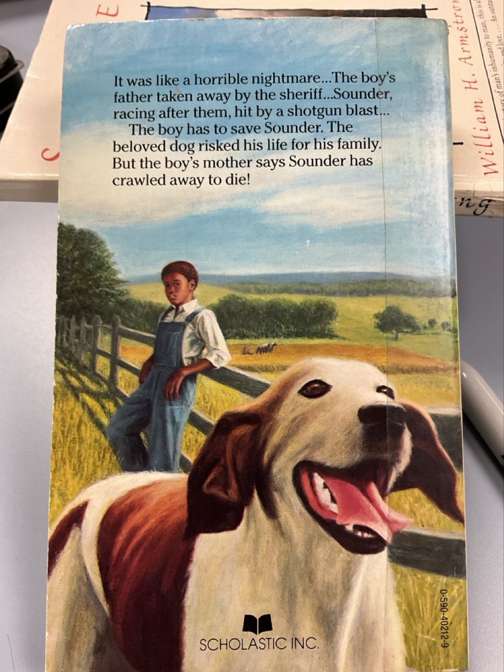 Sounder - William H. Armstrong (Harper Perennial) book collectible [Barcode 9780060809751] - Main Image 4