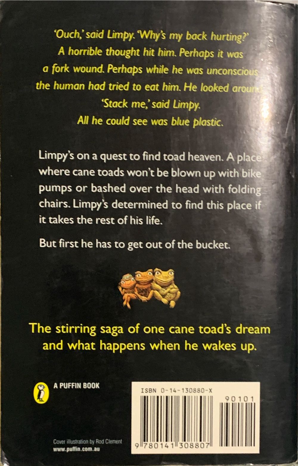 Toad Heaven - Morris Gleitzman (Penguin Books Australia Ltd - Paperback) book collectible [Barcode 9780141308807] - Main Image 2