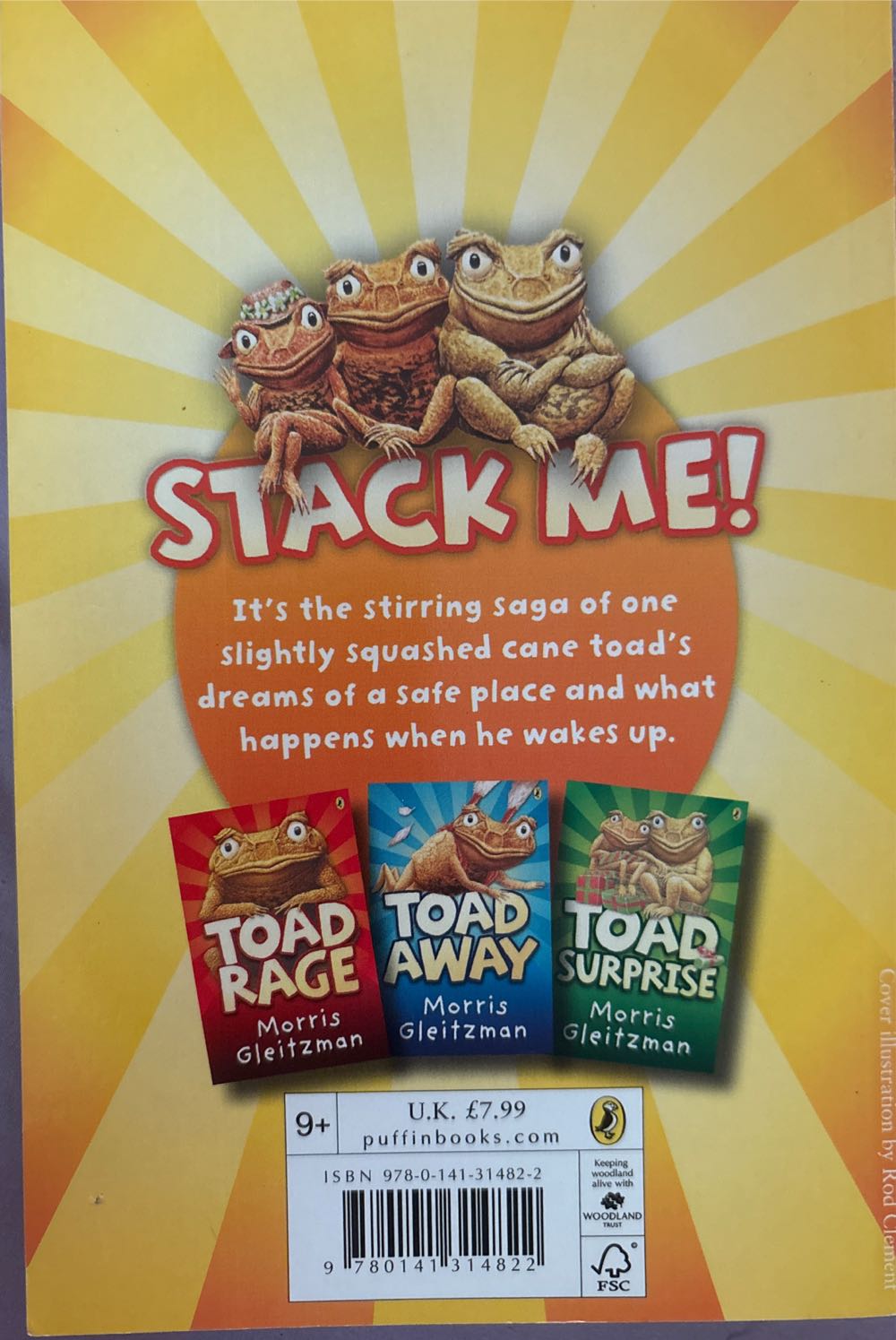 Toad Heaven - Morris Gleitzman book collectible [Barcode 9780141314822] - Main Image 2