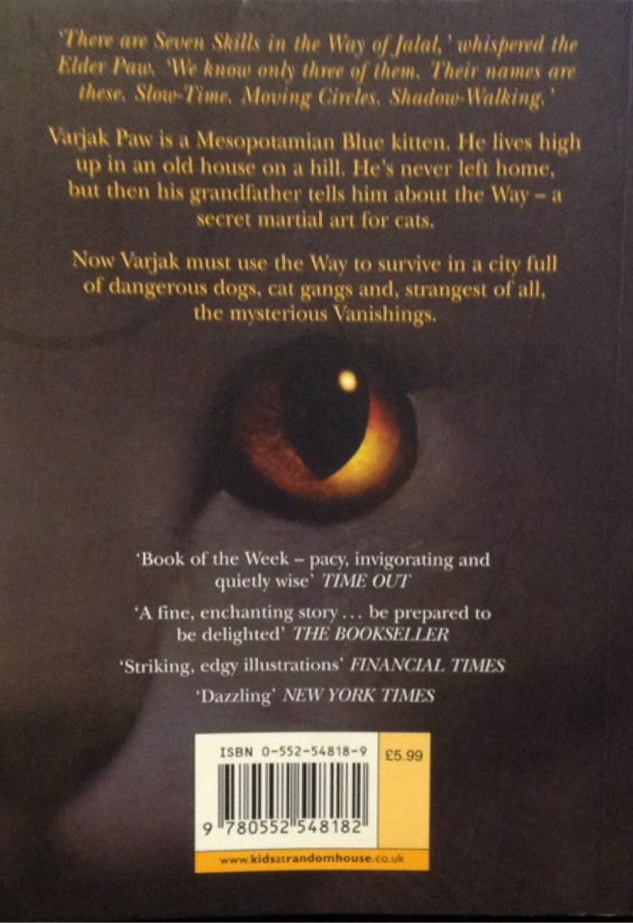 Varjak Paw - SF Said (Corgi - Paperback) book collectible [Barcode 9780552548182] - Main Image 2