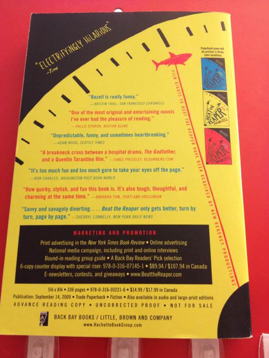 Beat The Reaper - Josh Bazell (Back Bay Books - Paperback) book collectible [Barcode 9780316032216] - Main Image 2