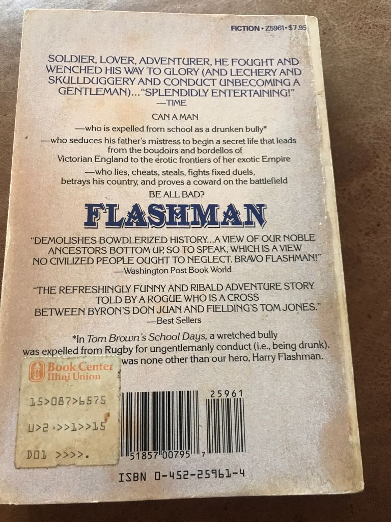 Flashman - George MacDonald Fraser (Plume Books - Paperback) book collectible [Barcode 9780452259614] - Main Image 2