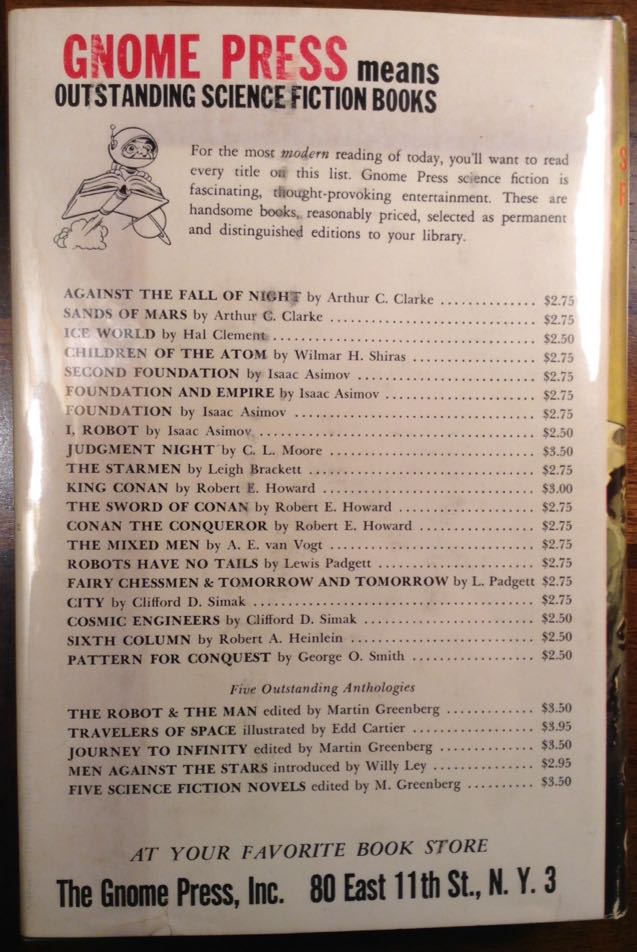 Second Foundation - Isaac Asimov (Gnome press/Doubleday - Hardcover) book collectible - Main Image 2