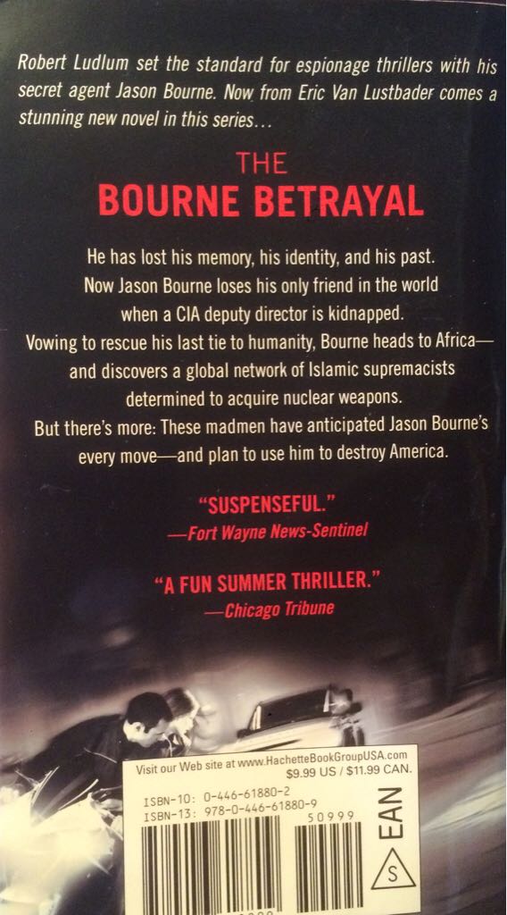 Bourne Betrayal, The - Robert Ludlum (Vision - Paperback) book collectible [Barcode 9780446618809] - Main Image 2