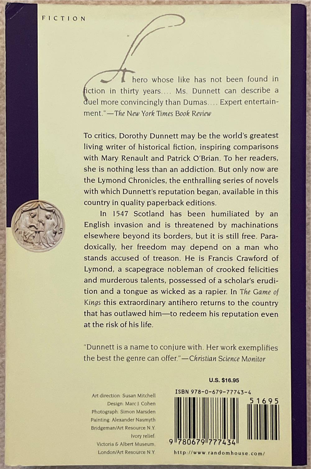 The Game Of Kings - Dorothy Dunnett (Random House / Vintage - Paperback) book collectible [Barcode 9780679777434] - Main Image 2