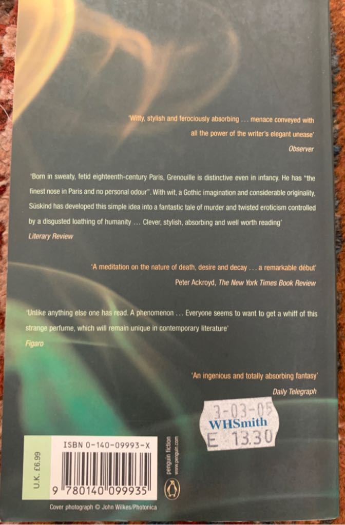 Perfume - Patrik Süskind book collectible [Barcode 9780140099935] - Main Image 2