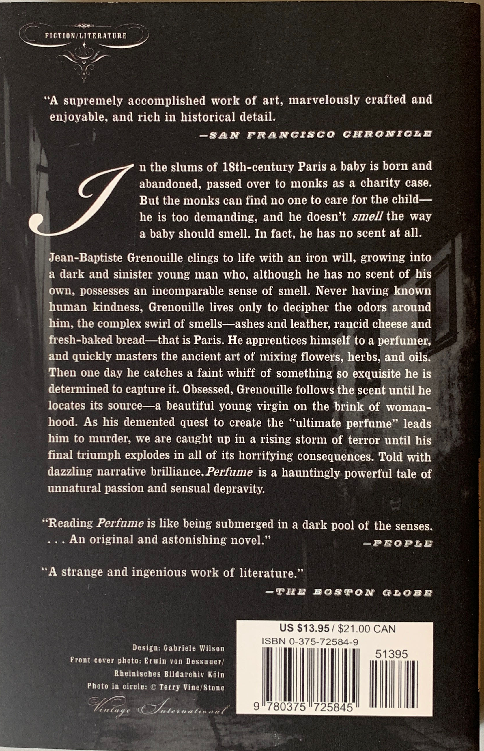 Perfume - Patrick Suskind (Vintage International - Paperback) book collectible [Barcode 9780375725845] - Main Image 2