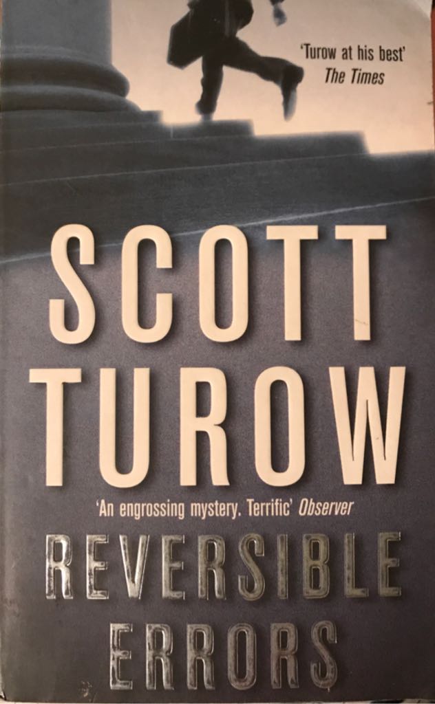 Reversible Errors - Scott Turow (Pan Macmillan - Paperback) book collectible [Barcode 9780330411554] - Main Image 1