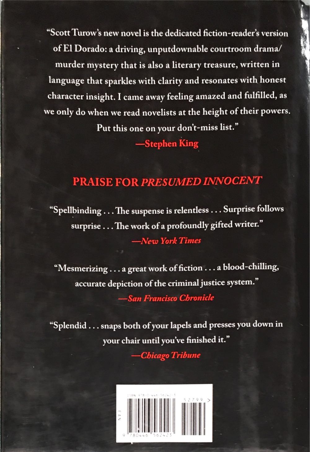 Innocent - Scott Turow (Grand Central - Hardcover) book collectible [Barcode 9780446562423] - Main Image 2