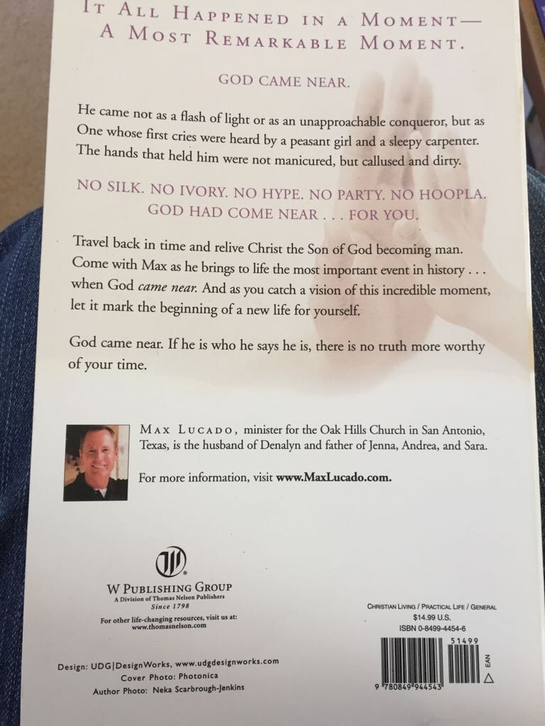 God Came Near - Max Lucado (W Publishing Group - Kindle) book collectible [Barcode 9780849944543] - Main Image 2