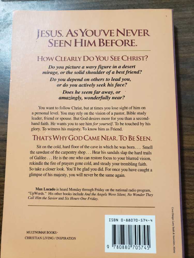 God Came Near - Max Lucado (Multnomah Press - Paperback) book collectible [Barcode 9780880705745] - Main Image 2