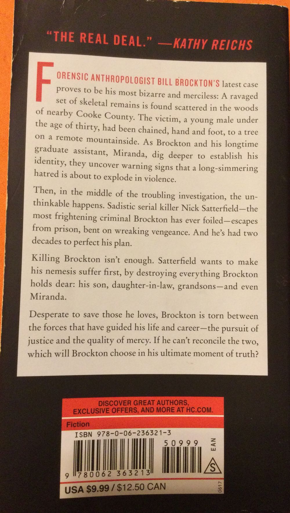 BF10: Without Mercy - Jefferson Bass (William Morrow - Paperback) book collectible [Barcode 9780062363213] - Main Image 2