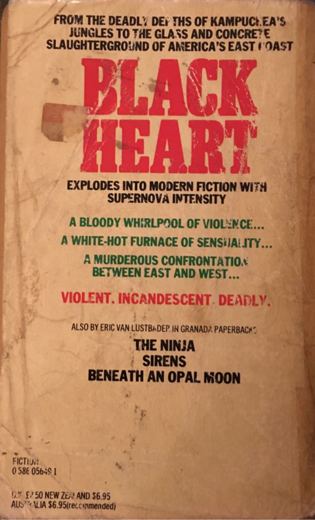 Black Heart - Eric Van Lustbader (Grafton - Paperback) book collectible [Barcode 9780246118219] - Main Image 2