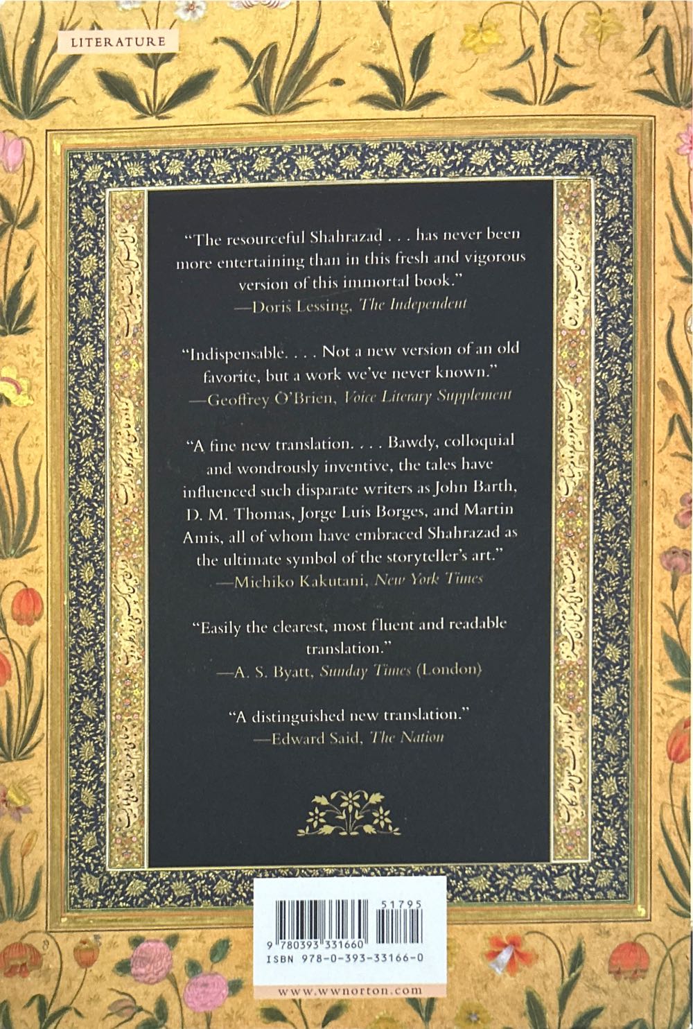 Arabian Nights - Husain Haddawy (WW Norton - Paperback) book collectible [Barcode 9780393331660] - Main Image 2