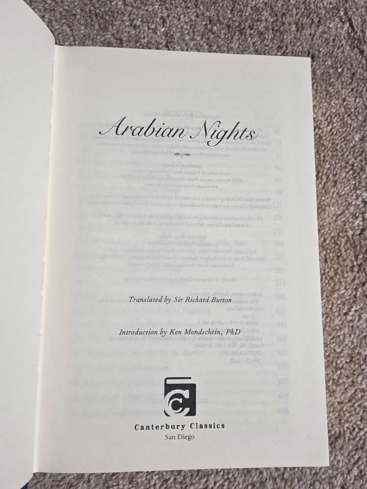 The Arabian Nights - Legends (Canterbury Classics - Hardcover) book collectible [Barcode 9781607103097] - Main Image 3