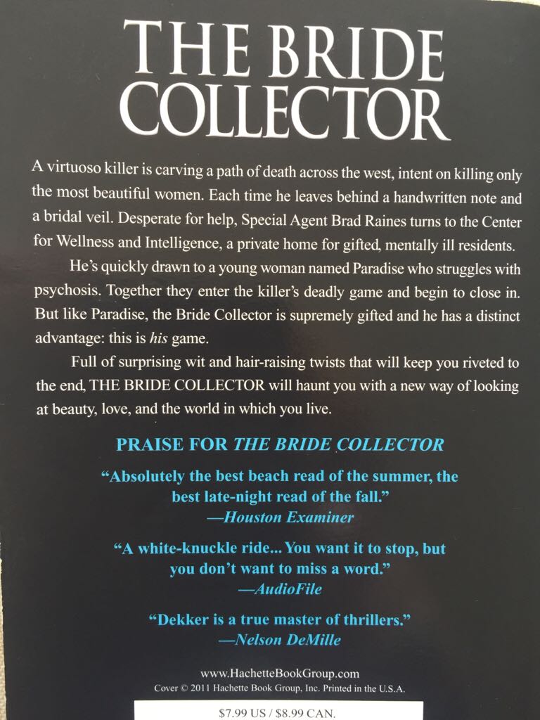 The Bride Collector - Ted Dekker (Center st - Paperback) book collectible [Barcode 9781599953724] - Main Image 2