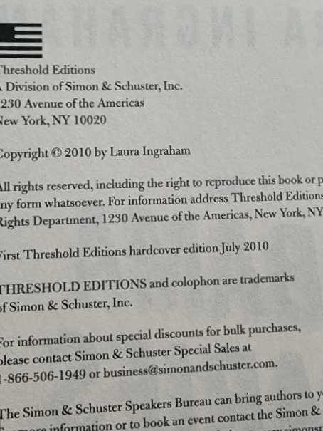 The Obama Diaries - Laura Ingraham (Threshold Editions - Hardcover) book collectible [Barcode 9781439197516] - Main Image 3