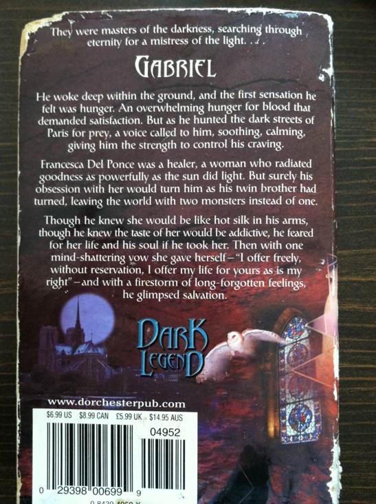 Christine Feehan: Dark #8 Dark Legend - Christine Feehan (Leisure Books - Hardcover) book collectible [Barcode 9780739422748] - Main Image 2