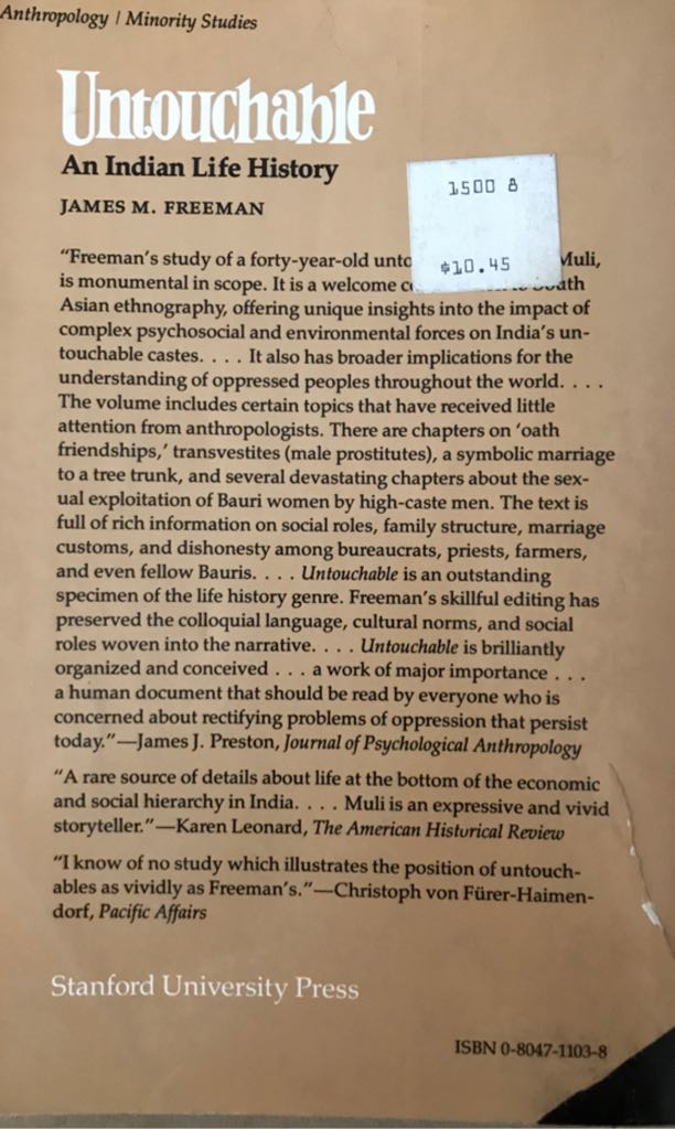 Untouchable - James M. book collectible [Barcode 9780804711036] - Main Image 2