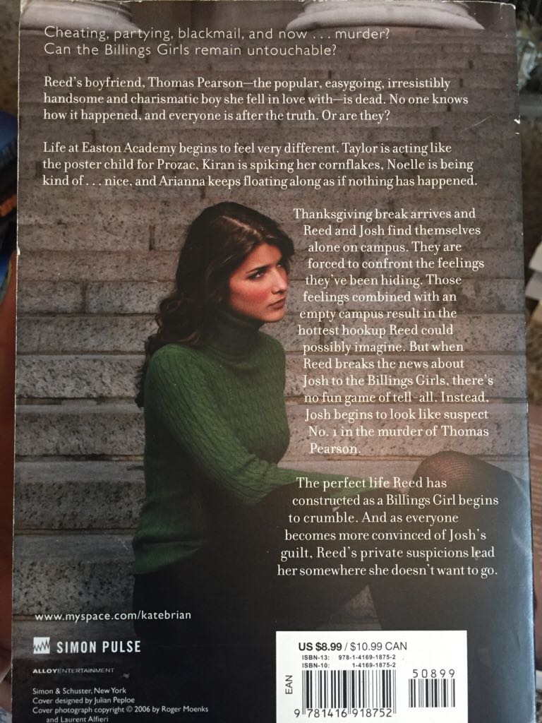 Private #3: Untouchable - Kate Brian (Simon - Paperback) book collectible [Barcode 9781416918752] - Main Image 2