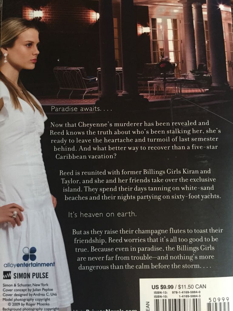 Private #9: Paradise Lost - Kate Brian (Simon - Paperback) book collectible [Barcode 9781416958840] - Main Image 2