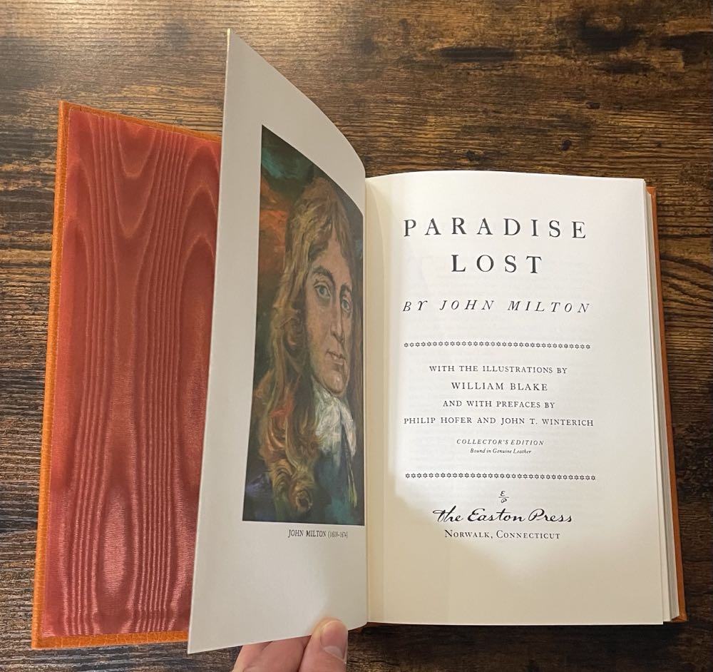 Paradise Lost - John Milton (The Easton Press - Calf-Binding) book collectible - Main Image 4