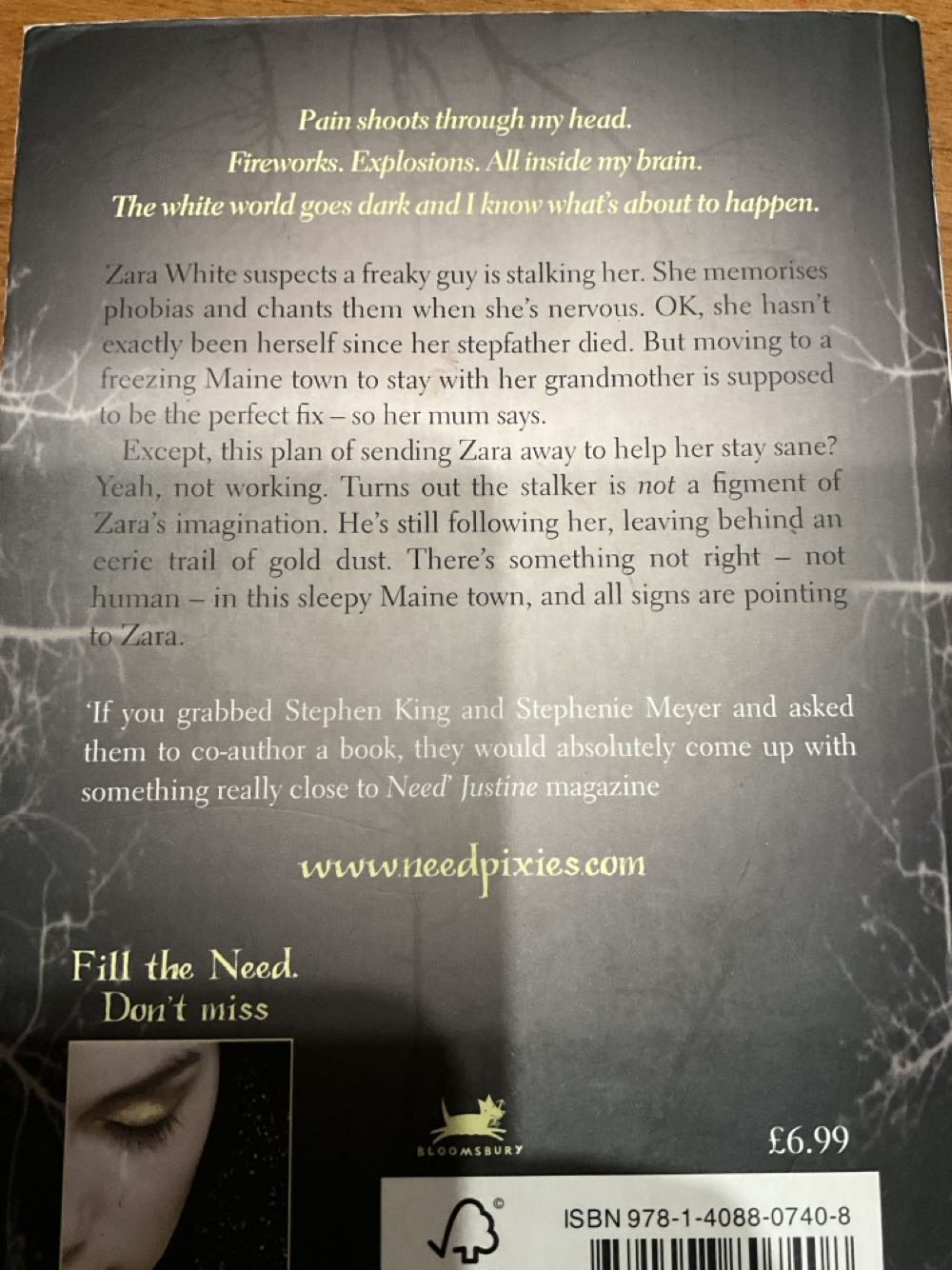 Need - Carrie Jones (Bloomsbury - Audiobook) book collectible [Barcode 9781408807408] - Main Image 2