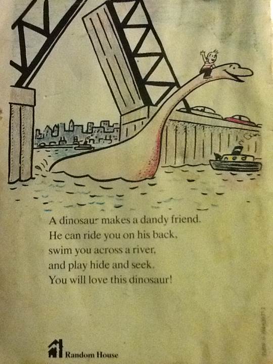 Danny And The Dinosaur - Syd Hoff (Harper & Row, Publishers - Hardcover) book collectible [Barcode 9780394620374] - Main Image 2